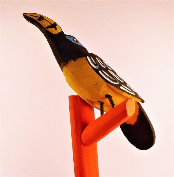 Vogel mit Wandhalter - ca.21cm (weitere)