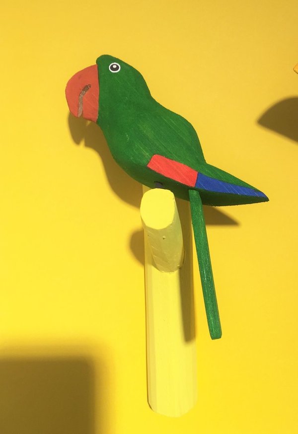 Vogel mit Wandhalter - ca.23cm (weitere)