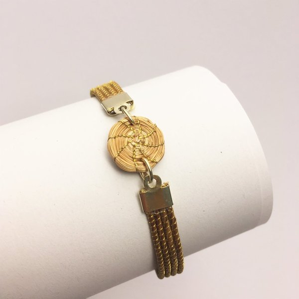 Armband Goldgras mit verschiedenen Details